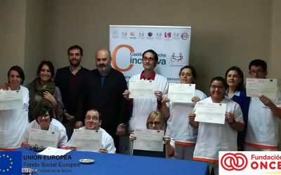 CASTILLA LA MANCHA INCLUSIVA-COCEMFE CLAUSURA EN TOLEDO EL PROYECTO UNO A UNO INCLUSIÓN Y EMPLEO EN LIMPIEZA DE PISOS