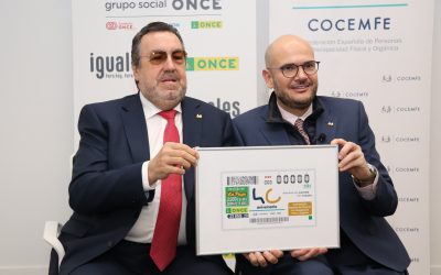 El cupón de la ONCE celebra el 40 aniversario de COCEMFE