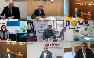Convenio social de Fundación Ibercaja  y COCEMFE Guadalajara