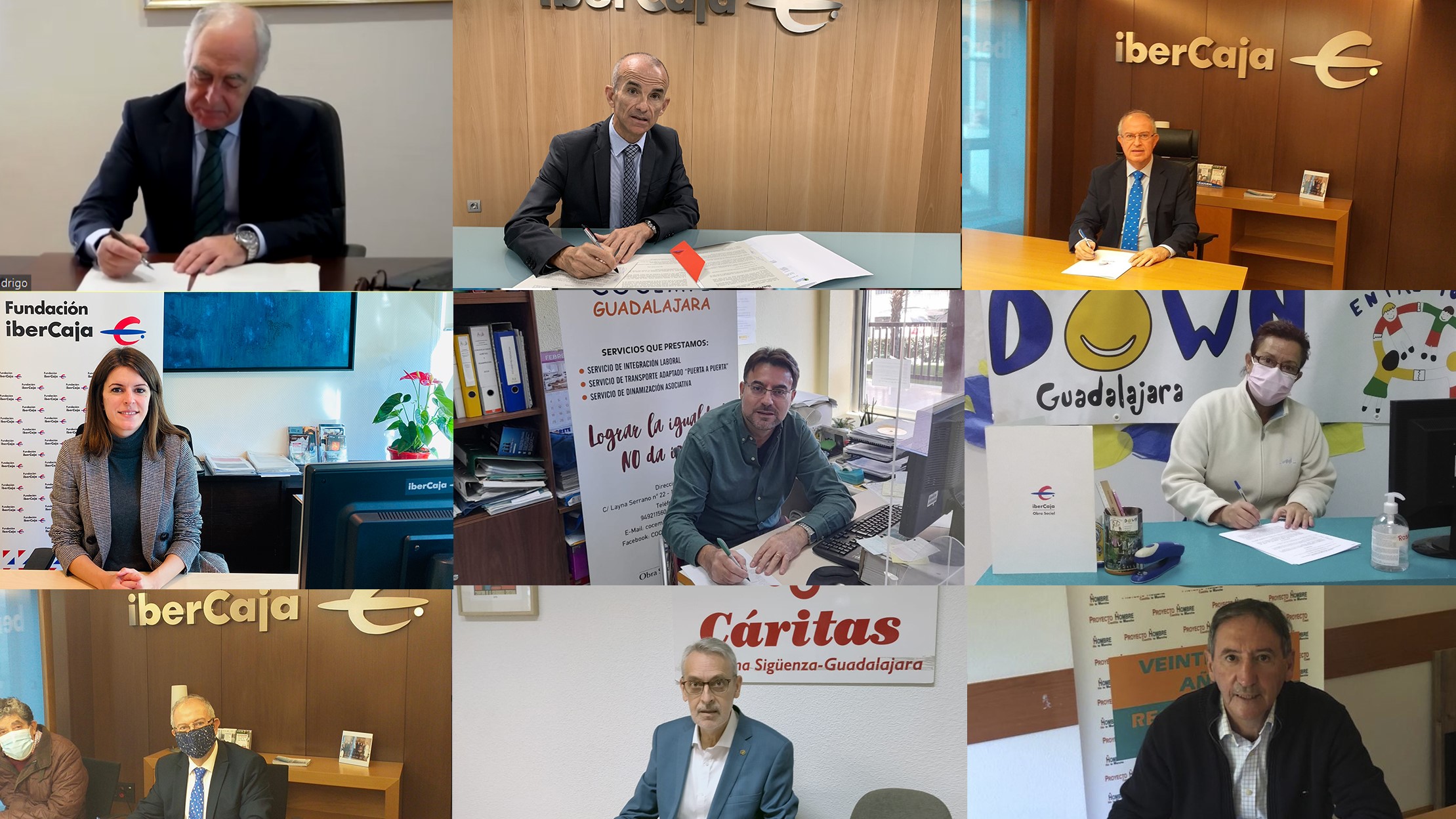 Convenio social de Fundación Ibercaja y COCEMFE Guadalajara - Clm-Inclusiva