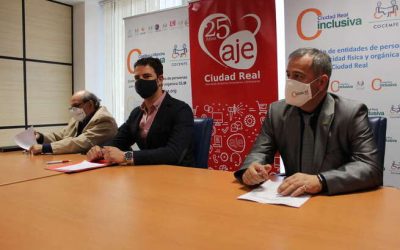 AJE Ciudad Real trabajará con CLM Inclusiva Cocemfe para mejorar la capacitación y el empleo de las personas discapacitadas