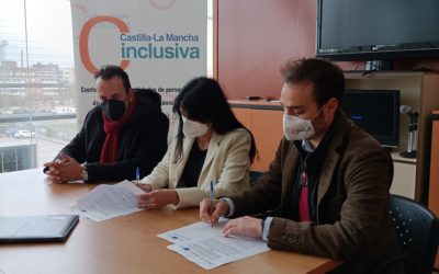 CLM INCLUSIVA COCEMFE formaliza el Acuerdo de Colaboración con el Ayuntamiento de Talavera de la Reina para la Realización de Formación en el Puesto de trabajo