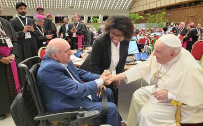 El presidente de CLM Inclusiva COCEMFE visibiliza la discapacidad en el Vaticano