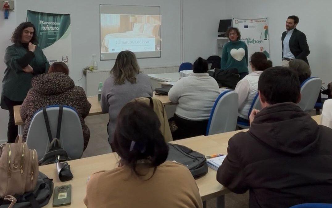 Castilla-La Mancha Inclusiva impulsa la formación de “camarero/a de piso” para favorecer la inclusión laboral en Cuenca